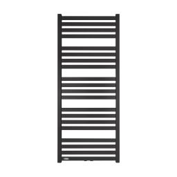 Oltens Vanlig grzejnik łazienkowy drabinkowy 121x50 cm czarny 55008300