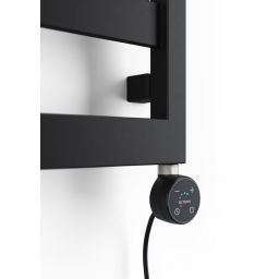 Oltens Benk grzejnik elektryczny 91x50 cm czarny mat 55104300