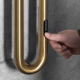 Sapho Duopasso grzejnik elektryczny 170x12,2 cm złoty mat ER830