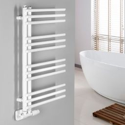 Aqualine Poseidon grzejnik łazienkowy drabinkowy 74x45 cm biały PS474