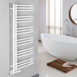 Aqualine Poseidon grzejnik łazienkowy drabinkowy 114x45 cm biały PS411