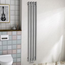 Sapho Pilon grzejnik łazienkowy dekoracyjny 180x27 cm chrom IZ120T