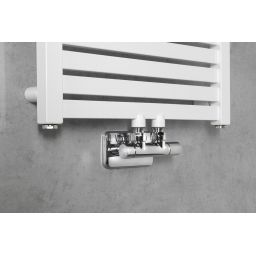 Sapho Twin zestaw przyłączeniowy zespolony 50 mm chrom CP401S