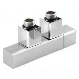 Sapho Cube zestaw przyłączeniowy chrom CP581S