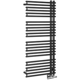 Aqualine Tubini grzejnik łazienkowy drabinkowy 112,6x49,6 cm szary/grafit DC305T