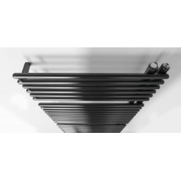 Aqualine Tubini grzejnik łazienkowy drabinkowy 145,4x59,6 cm szary/grafit DC325T