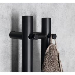 Sapho Papinado grzejnik elektryczny 120x10,9 cm czarny mat ER340