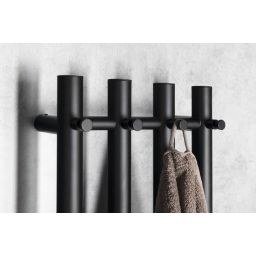 Sapho Papinado grzejnik elektryczny 120x26,3 cm czarny mat ER350