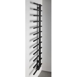 Sapho Justina grzejnik łazienkowy 50x151 cm czarny mat IR151B