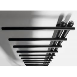 Sapho Justina grzejnik łazienkowy 50x151 cm czarny mat IR151B