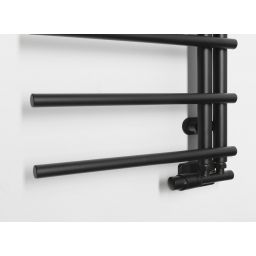 Sapho Justina grzejnik łazienkowy 50x151 cm czarny mat IR151B