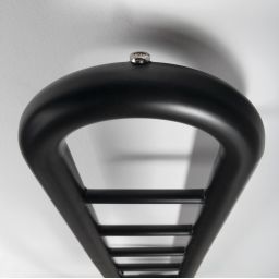 Sapho Horizon grzejnik łazienkowy 33x150 cm czarny mat IR195