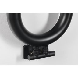 Sapho Horizon grzejnik łazienkowy 33x150 cm czarny mat IR195