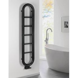 Sapho Horizon grzejnik łazienkowy 33x150 cm czarny mat IR195