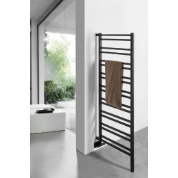 Sapho Metro Space grzejnik łazienkowy drabinkowy 143x55 cm czarny IR438B