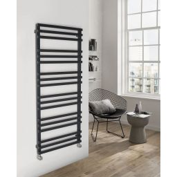 Sapho Fantina grzejnik łazienkowy 50x121 cm czarny mat IR511