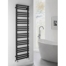 Sapho Fantina grzejnik łazienkowy 50x164 cm czarny mat IR515