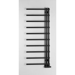 Sapho Justina grzejnik łazienkowy 50x124 cm czarny mat IR546B
