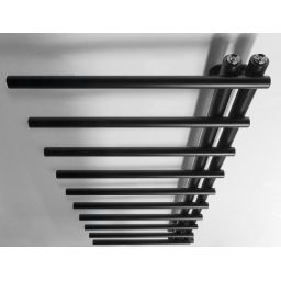 Sapho Justina grzejnik łazienkowy 50x124 cm czarny mat IR546B