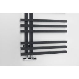 Sapho Sophina grzejnik łazienkowy drabinkowy 121,5x60 cm czarny IR702