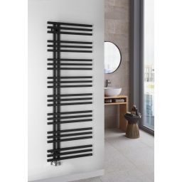 Sapho Sophina grzejnik łazienkowy drabinkowy 164,7x60 cm czarny IR704