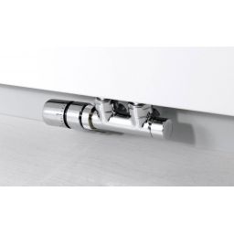 Sapho Twin zestaw przyłączeniowy termostatyczny zespolony 50 mm lewy chrom CP3012S