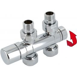 Zehnder zawór zespolony termostatyczny chrom 839178