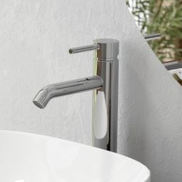 Oltens Molle bateria umywalkowa stojąca chrom 32500100