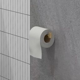 Oltens Tved uchwyt na papier toaletowy złoty połysk 81105800