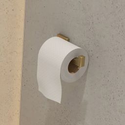 Oltens Tved uchwyt na papier toaletowy złoto szczotkowane 81105810