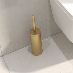 Oltens Gulfoss szczotka toaletowa stojąca złoto szczotkowane 82001810