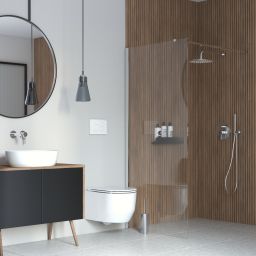 Oltens Hamnes Thin umywalka 49,5x35,5 cm nablatowa owalna biała 40319000