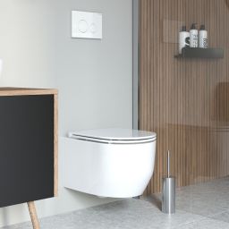 Oltens Gulfoss szczotka toaletowa stojąca chrom 82001100