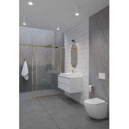 Oltens Lule przycisk spłukujący do WC biały 57102000