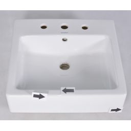 Outlet - Duravit Vero umywalka 50x47 cm prostokątna biała 0452500030