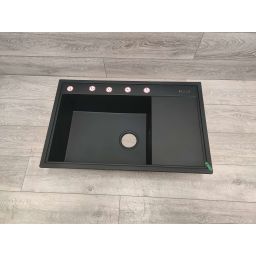 Outlet - Pyramis Camea zlewozmywak z baterią czarny 070168402BE