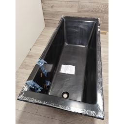 Outlet - Oltens Langfoss wanna prostokątna 170x70 cm czarna 10004300