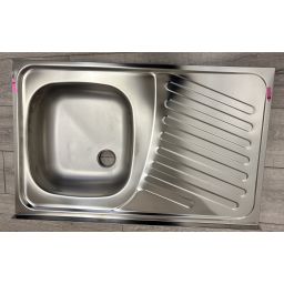 Outlet - Alveus Primal zlewozmywak stalowy 80x50 cm stal 1009484KF