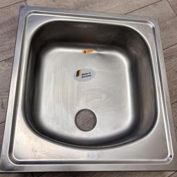 Outlet - Franke Eurostar ETN 610 i zlewozmywak stalowy 43,5x45,5 cm jedwab 101.0067.344