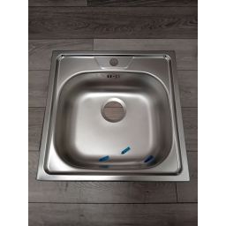 Outlet - Genesis Allux 70 zlewozmywak stalowy 48x48 cm satyna 1074634