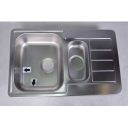 Outlet - Alveus Line Start zlewozmywak stalowy 79x50 cm 1082081