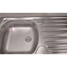 Outlet - Genesis Basic zlewozmywak stalowy 78x43,5 cm 1083404K