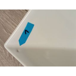 Outlet - Isvea Sistema umywalka 70x42cm nablatowa prostokątna biała 10SF50070