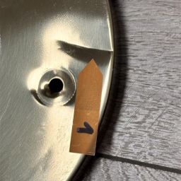 Outlet - Sepio stojak ze szczotką do WC złoty 10STOLA104GOL