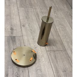Outlet - Sepio stojak ze szczotką do WC złoty 10STOLA104GOL