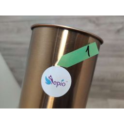 Outlet - Sepio stojak ze szczotką do WC złoty 10STOLA104GOL