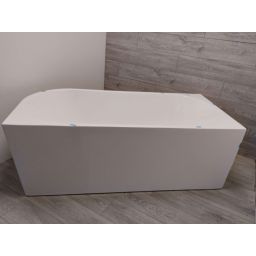 Outlet - Oltens Delva wanna narożna 170x80 cm prostokątna biała 11000000