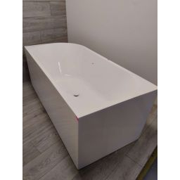 Outlet - Oltens Delva wanna narożna 170x80 cm prostokątna biała 11000000