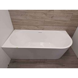 Outlet - Oltens Delva wanna narożna 170x80 cm prostokątna biała 11000000