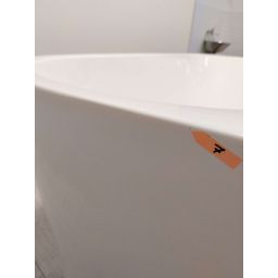 Outlet - Oltens Hulda wanna narożna 160x75 cm biała 11003000